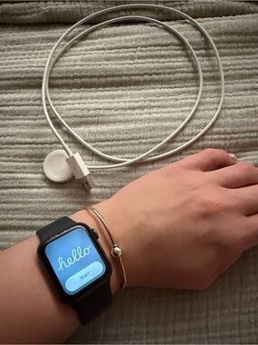 Used Apple Watch Series 5 40mm Black with Black Apple Band and Charger